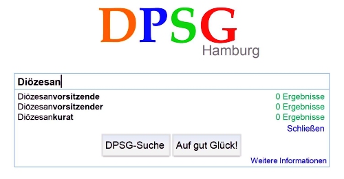 DPSG Suche